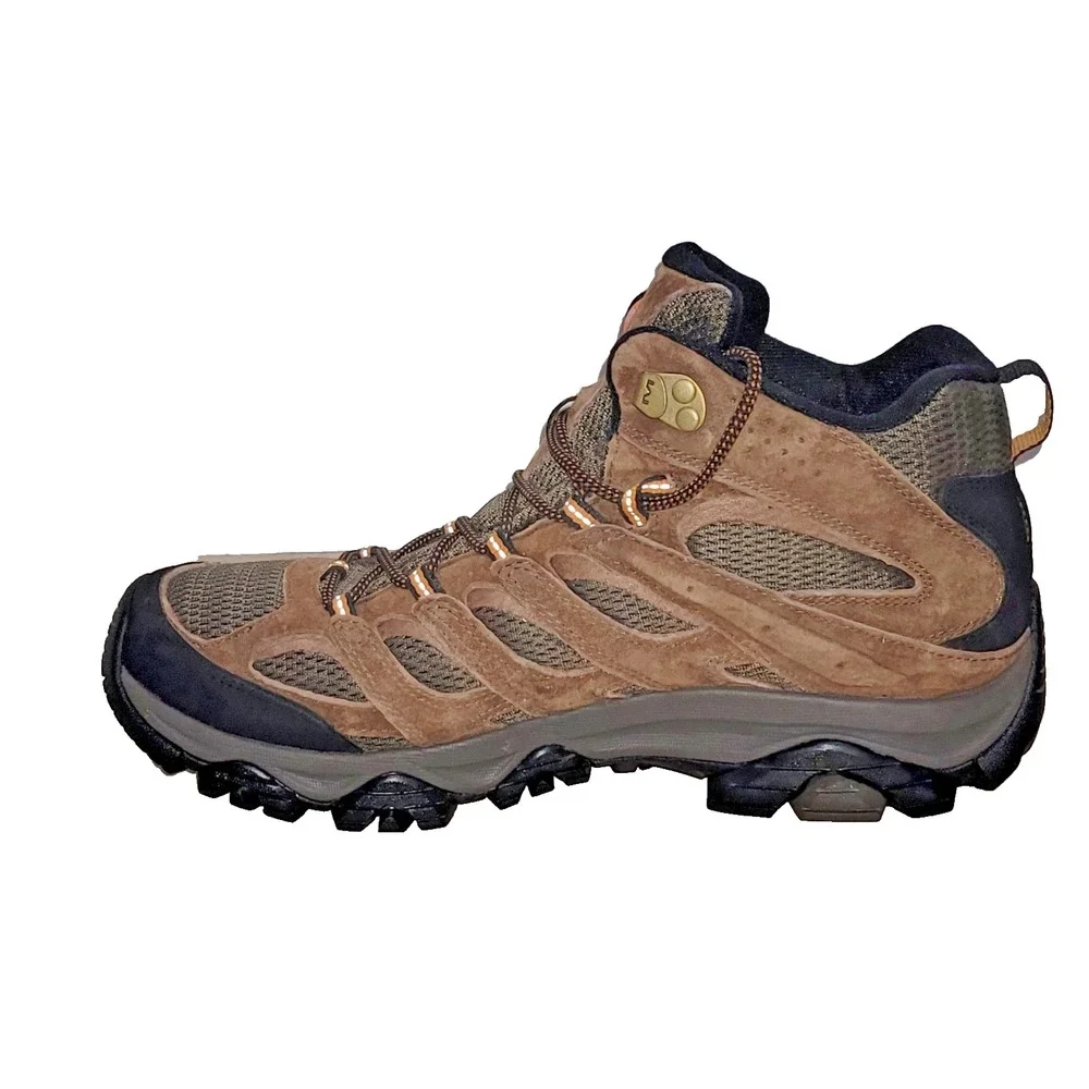Merrell Moab 3 Mid Waterproof Hiking Boots Men's Earth Brown Shoes Size 11 M